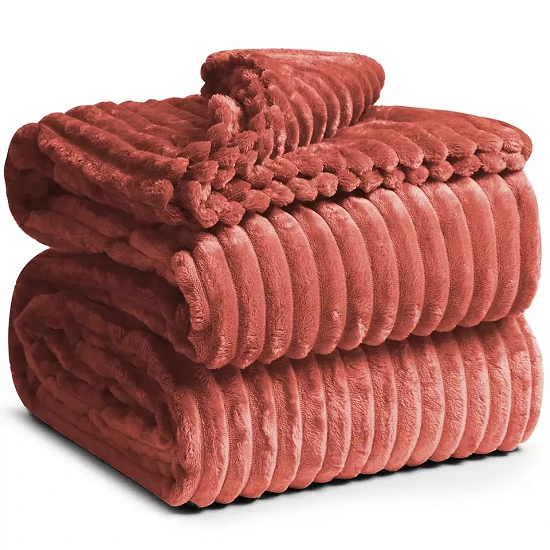 Modern Design Striped Blanket