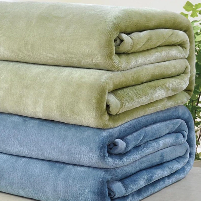 Anti-pill coral flannel fleece blankets