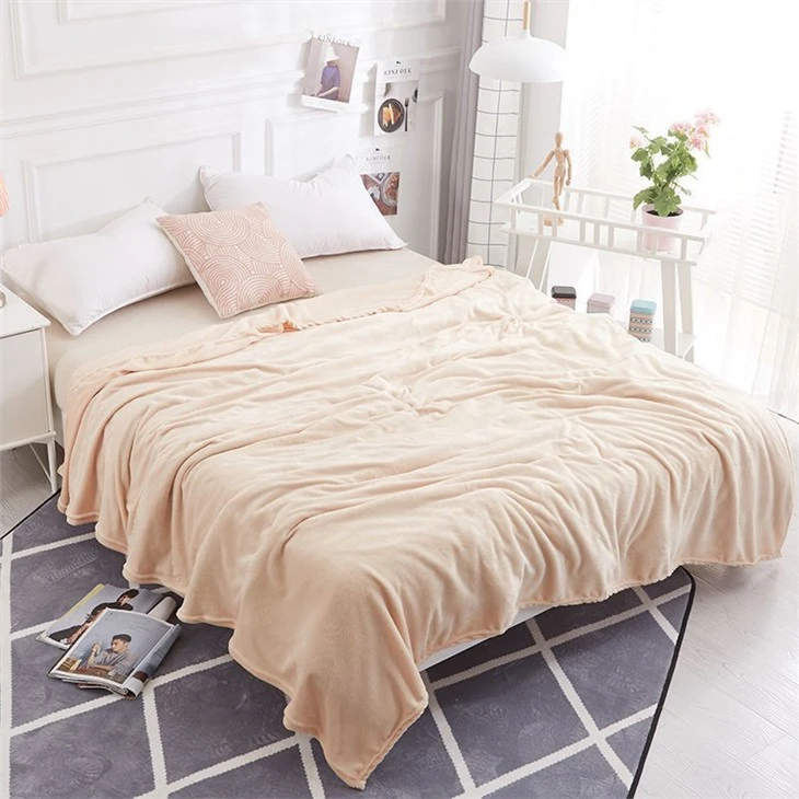 Customized Anti-Pill Coral Flannel Fleece Blanket