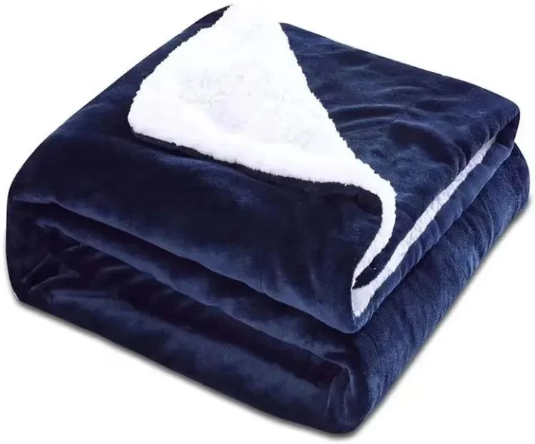 Blue Sherpa Blanket