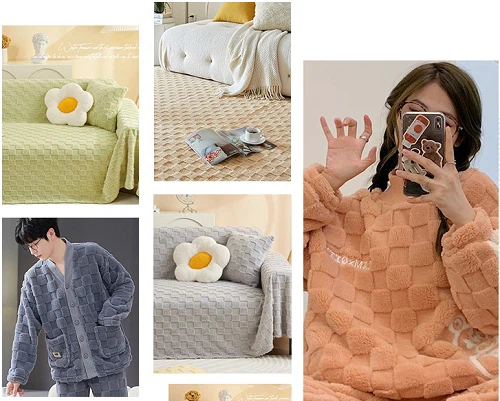 Jacquard Lamb Sherpa Fabric