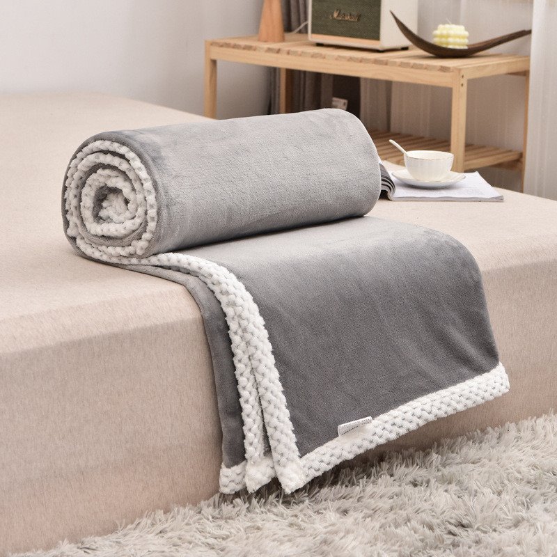Coral Knit Throw Blanket
