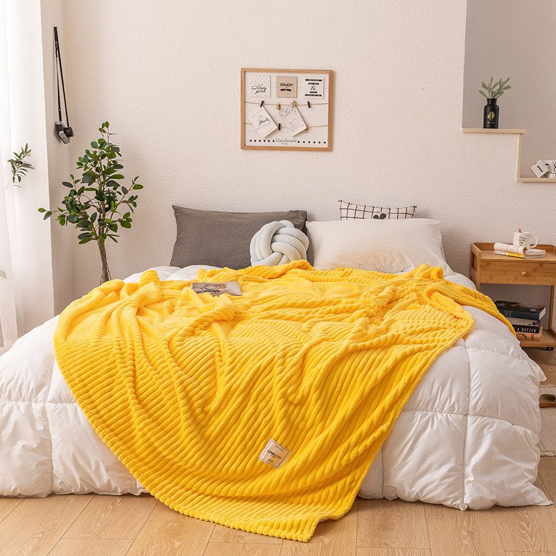 Orange Coral Velet Blanket