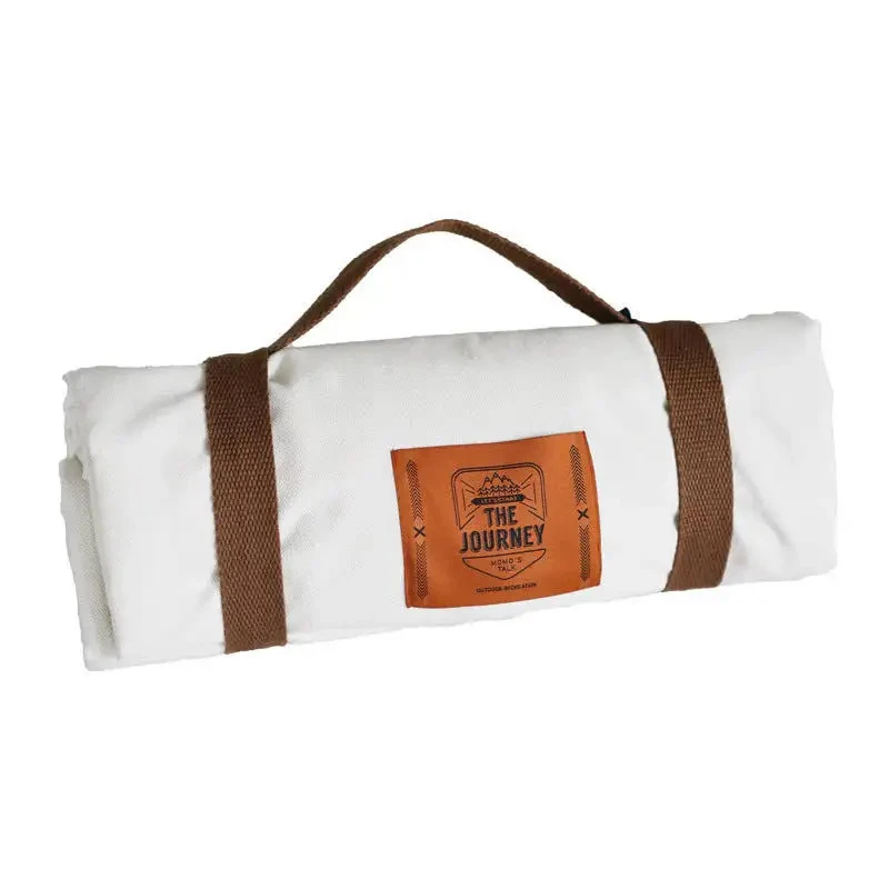 White Cotton folding picnic mats