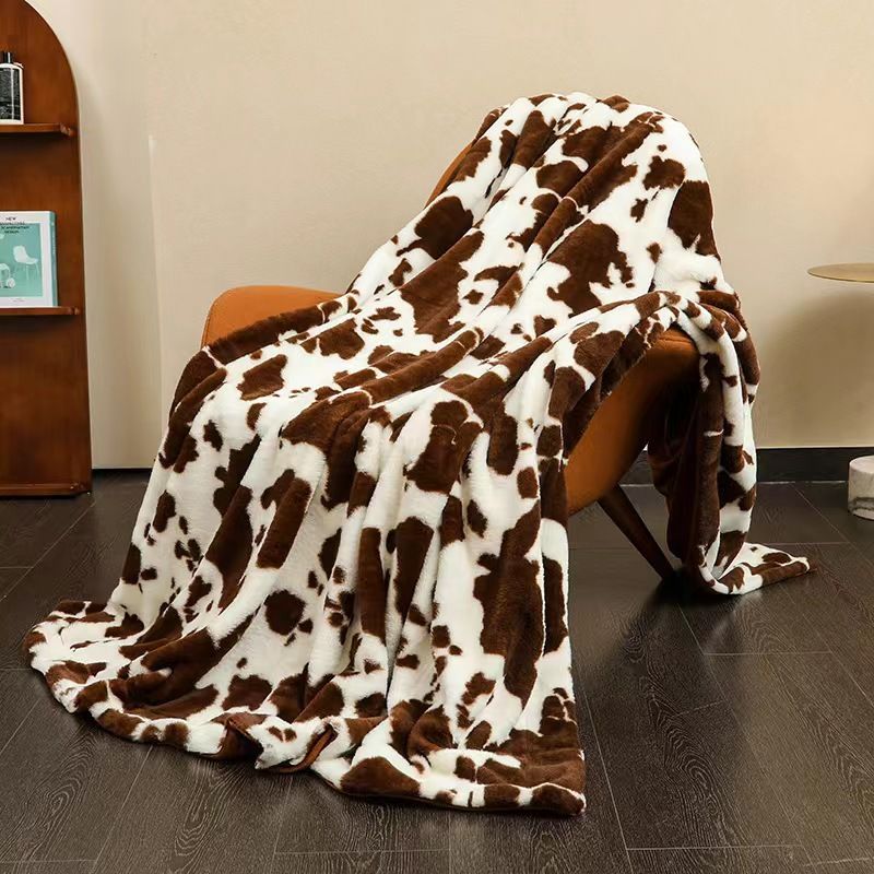 Cow Print Blanket
