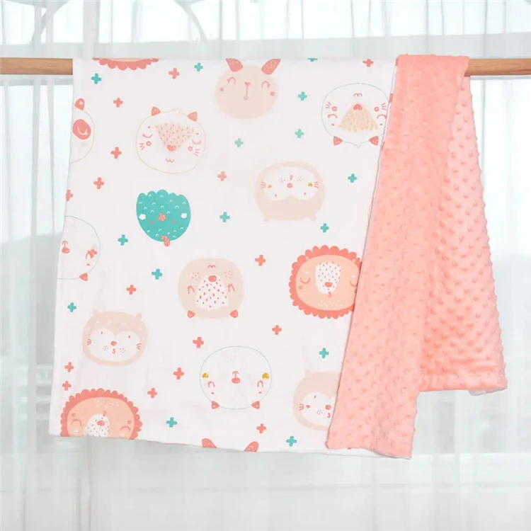 Fabric Printed Minky Fabric for Baby Blanket