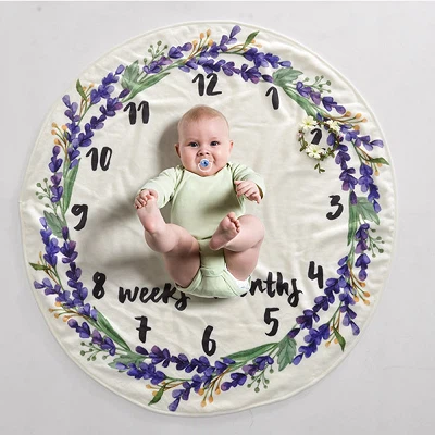 Flannel Fleece Milestone Blanket