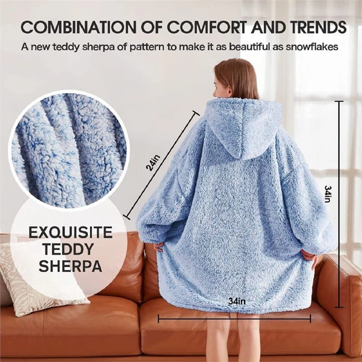 Hoodie Blanket Sherpa Free Sample
