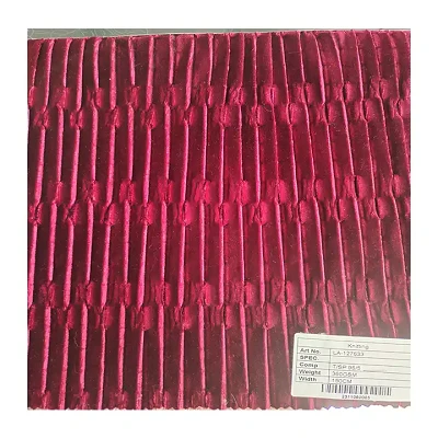 Korean Velvet Pleated Fabric