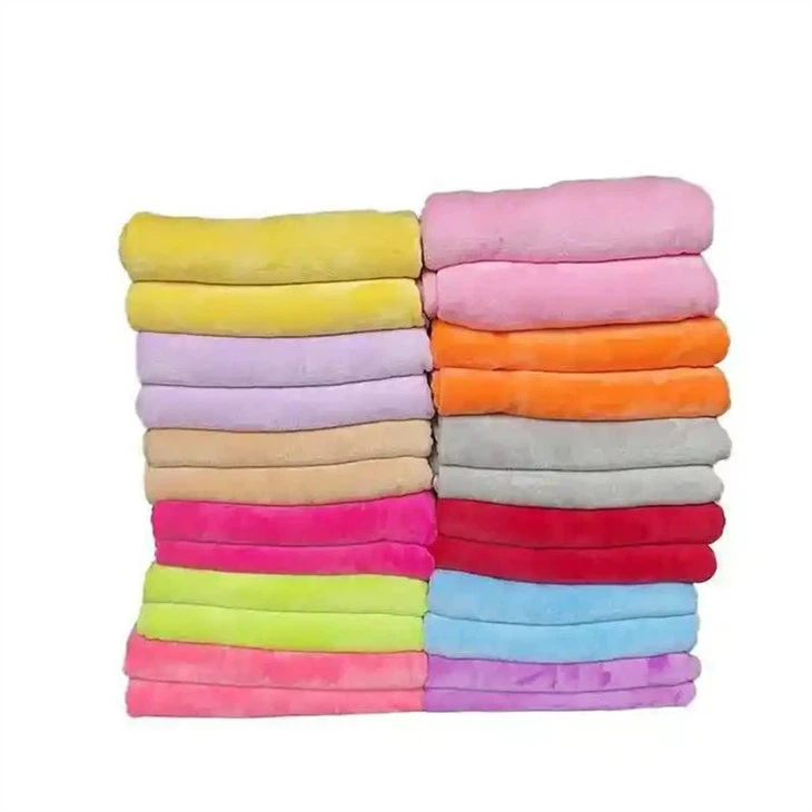China Microfiber Flannel Fleece Throw Blanket