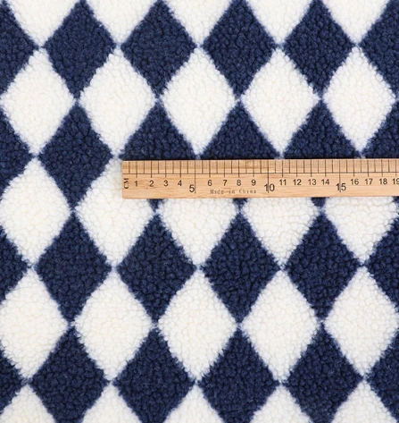 One Side Printing Sherpa Fleece Fabric For Garment