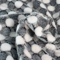 Plush 100% Polyester Coral Fleece Fabric in stock