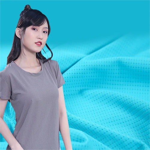 Quick Dry Knit Bird Eye Mesh Fabric