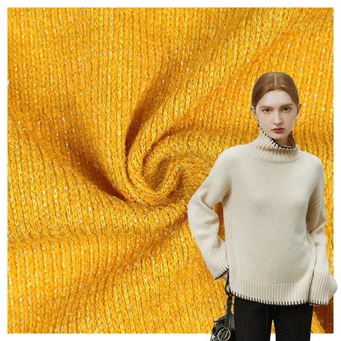 Rabbit Hair Rib Angora Fabric