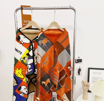 Scarf Neck Shoulder Blanket