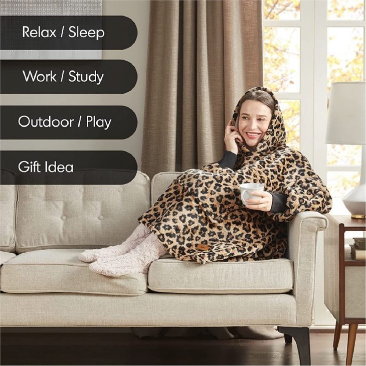 Sherpa Hoodie Blanket quotation