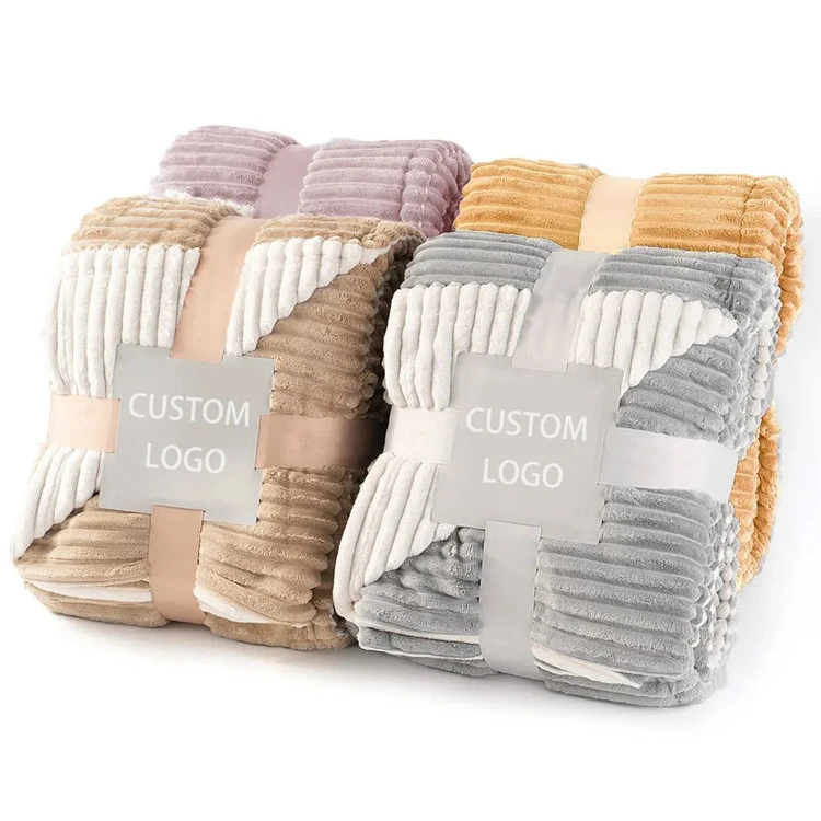 Sherpa Throw Warm Blanket