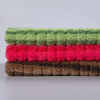 Single Side Jacquard Sherpa Fabric