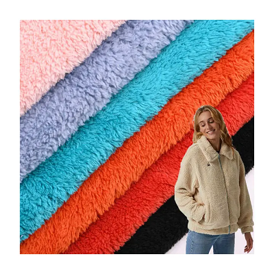 Coat Jacket Plush Sherpa Fabric