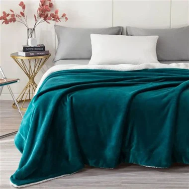Green Flannel Blanket