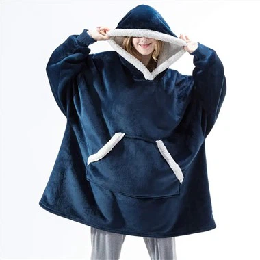 Polar Fleece Hoodie Blanket