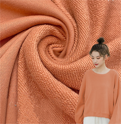 Polyester Knitted Hoodie Fabric