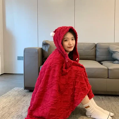 Sherpa Flannel Shoulder Blanket