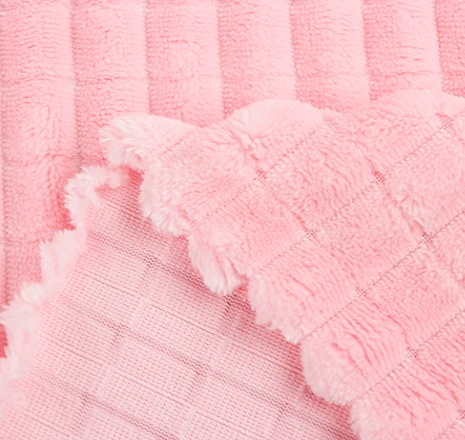 100%polyester Flannel Fleece Fabric 