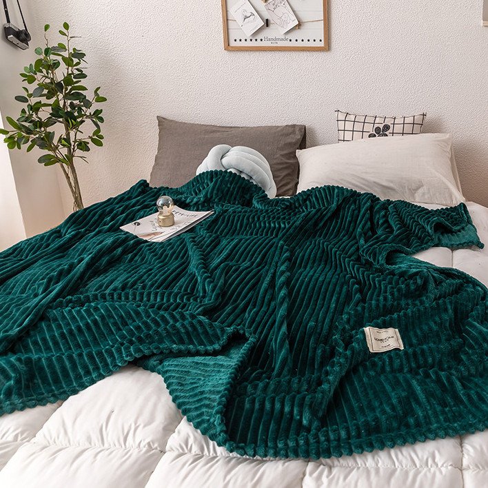 Teal And Coral Throw Blanket