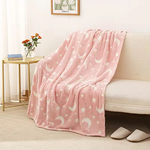 Unicorn Glow In The Dark Blanket