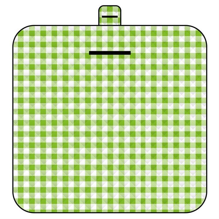 Yellow Plaid Picnic Mat