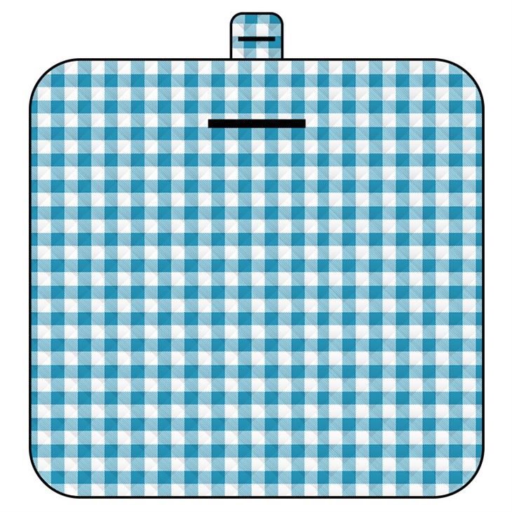 Yellow Plaid Picnic Mat