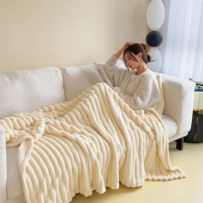 Bubbly Rabbit Faux Fur Blanket