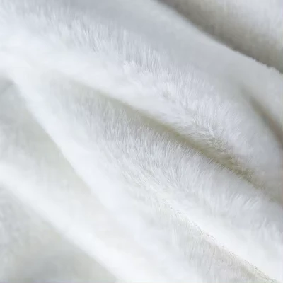 Flannel White Blanket