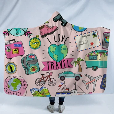 Double Side Hoodie Blanket