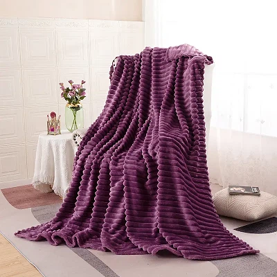 Jacquard Coral Blanket